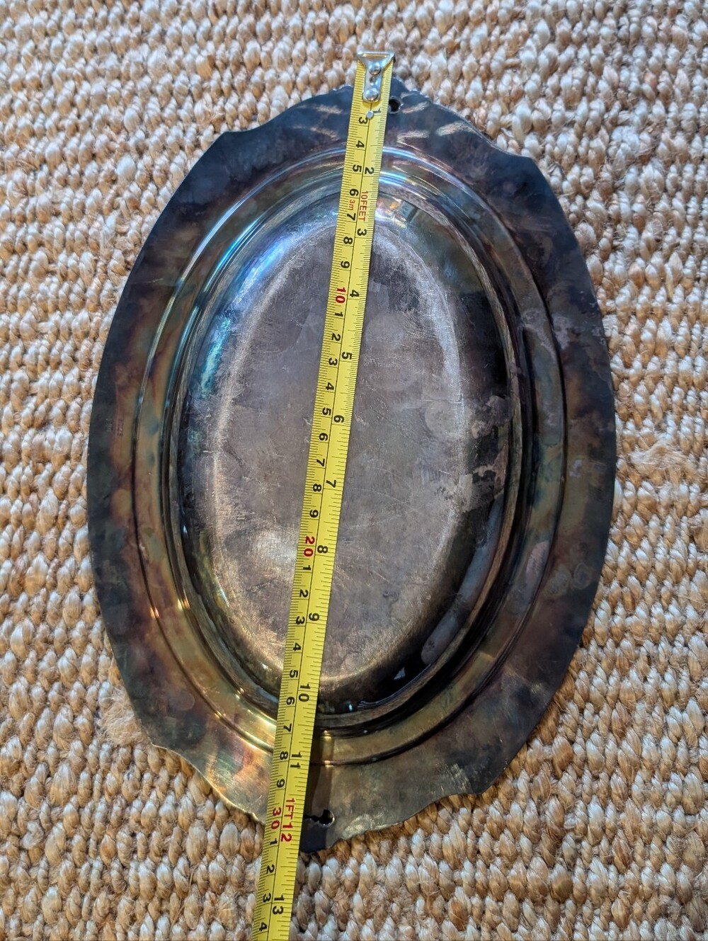 Elegant Silver Tray W/ Silver Cream Polish - Picture 3 of 5
